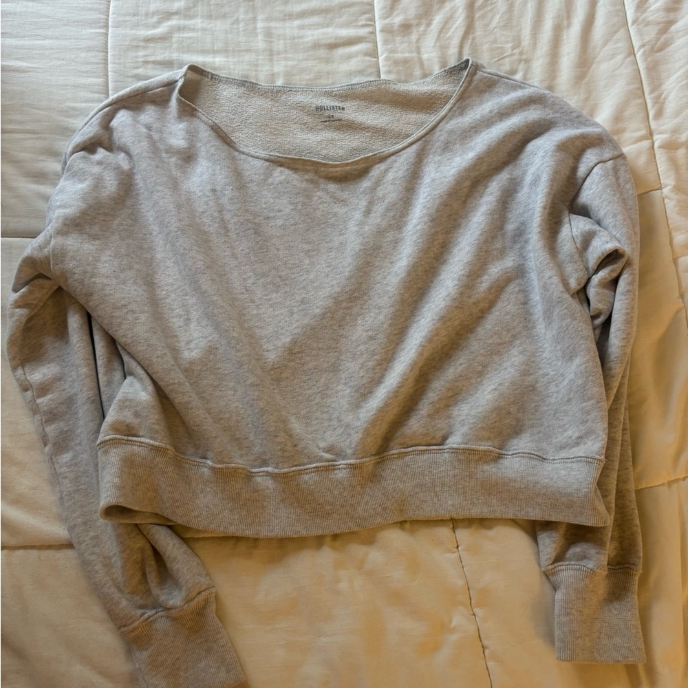 Hollister off the shoulder sweatshirt